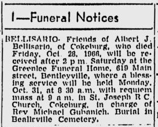 Albert Bellisario obit